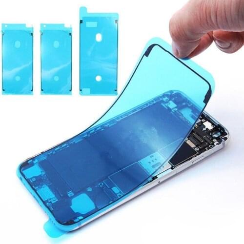 1Pc White Black Waterproof Frame Bezel Seal Tape Adhesive Glue LCD Screen For iPhone 6s 7Plus 8 X XR Max Plastic Frame