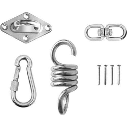 Swivel Hooks for Hammock Swing Chairs Stainless Steel Hanging Seat Accessories Kit for Ceiling/Indoor/Outdoor Promotion