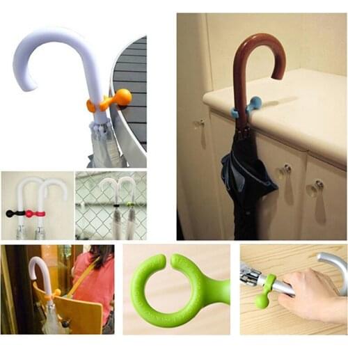 Creative Umbrella Hanger Holder Plastic Rack Cute Design Hanging Up Easily PP Umbrella Stands Bracket Hanger Plastic Holder