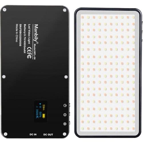 Manbily Dimmable 3000k-6500k 8w Selfie Camera Fill Light Photo Lamp Usb Powered Adjustable Brightness Photography Lighting