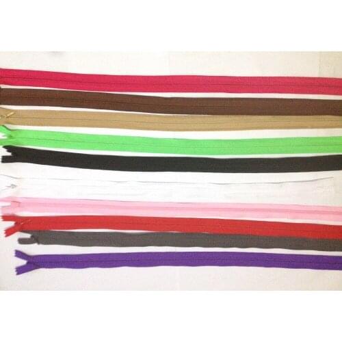 Cremalleras Costura (can Choose The Colors) 50cm Zippers 50pcs Diy #3 Mixed Colors Nylon Coil For Sewing Accessories Wholesale