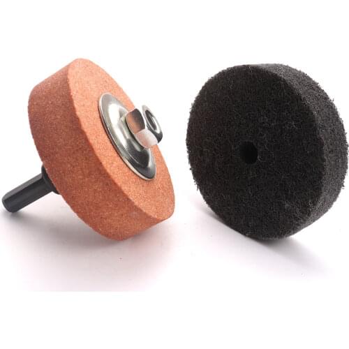 New Hand Electric Drill Grinding Wheel Conversion Rod / Drill Arbor Adapter Gray Fiber Grinding Wheel Polishing Stone Wheel Set