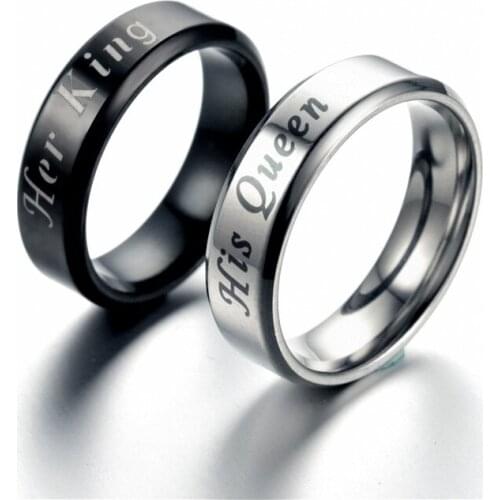 New Fashion Low Price Jewellery Vintage Charm Couple Stainless Steel Girl Ring Wedding Rings for Women Vintage