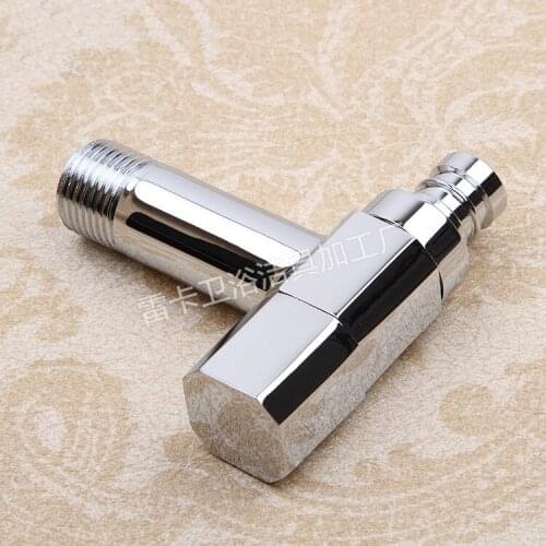 [Hardware] Full copper plumbing faucet washing machine, washing machine tap special welcome customized round mouth