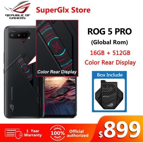 Global Version Asus ROG 3 5G Gaming Phone 6.59" Snapdragon 865 Plus 6000mAh 144HZ FHD+ AMOLED NFC ROG Phone 3 Smartphone ROG3