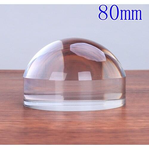 High-Power High-Definition Optical Resin Acrylic Material Magnifying Glass Desktop Paperweight Spotlight Paperweight Mirror