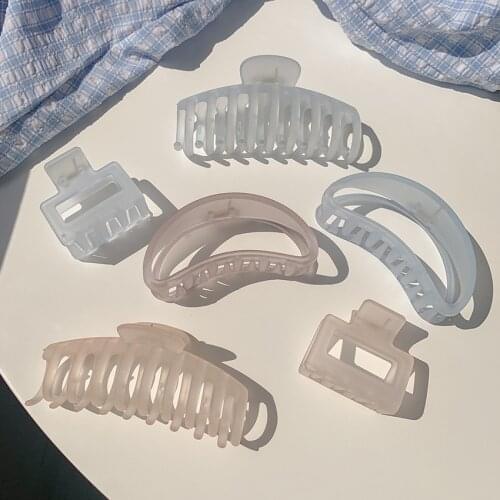 1pc Fashion Temperament Simplicity Women Girls Differnt Shape Hair Claws Hair Clips Korean Style Women Hair Accessories Headwear