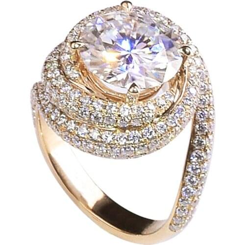 Typhoon Shape S925 Sterling Silver Rings Women Luxury Golden Wedding Engagement Elegant Creative Snake Original Design Jewelry