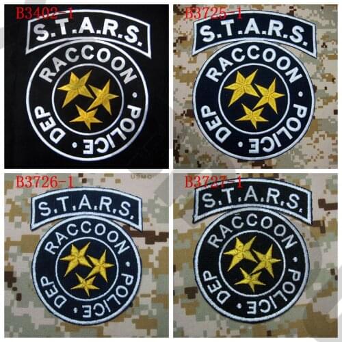 Embroidery Umbrella S.T.A.R.S. Reccoon Police Big Back Of The Body patch