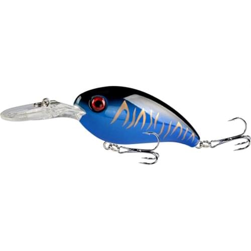 1pcs Crank Fishing Lure Artificial Hard Baits 10cm/14g Crankbait Jerkbait Wobbler Fishing Tackle Good Treble Hooks Tackle