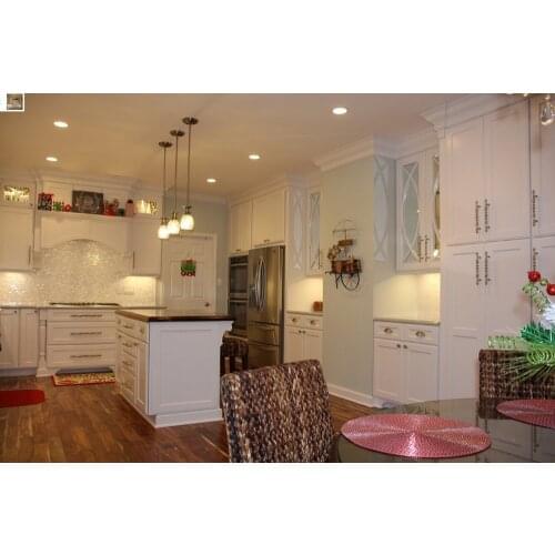 2017 solid wood painted kitchen cabinets with granite countertop armadio da cucina wooden modular kitchen furnitures S1606051