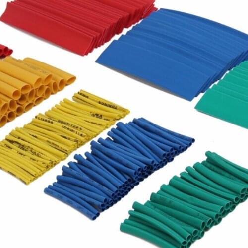 260pcs Car Electrical Cable Tube kits Heat Shrink Tube Tubing Wrap Sleeve Assorted 8 Sizes Mixed Color
