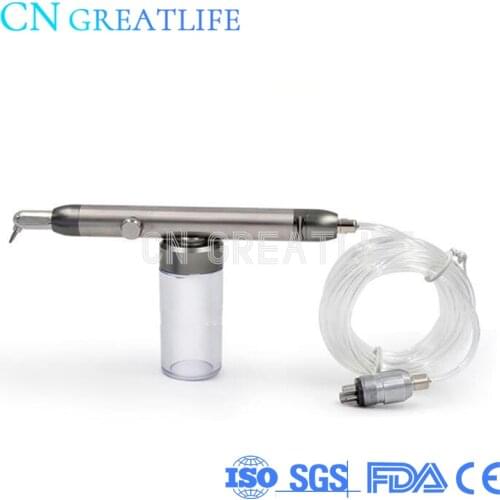 4hole Sander Gun Machine Lab Sandblaster Flow Air Compressor Kit Brush Dental Tools Portable Air Polisher