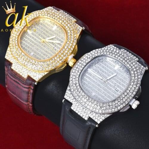 Мужские часы с кожаным ремешком Aokaishen China At AliExpress