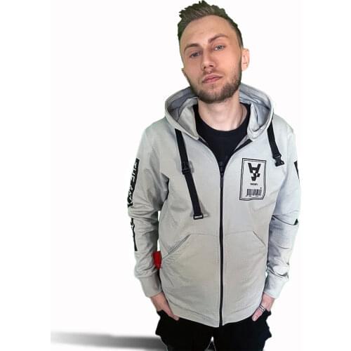 Мужские толстовки на молнии District China At AliExpress