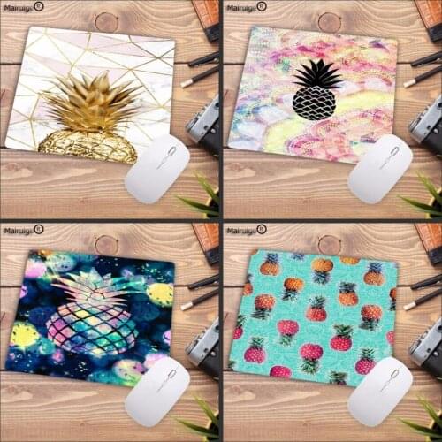 Mairuige Fashion pineapple DIY Design Pattern Game Gaming Speed mousepad Size for 180*220 200*250 250*290mm Decorate your Desk