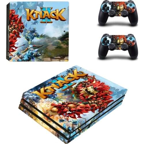 Game Knack 2 PS4 Pro Skin Sticker Decal for PlayStation 4 Console and 2 Controllers PS4 Pro Skin Sticker Vinyl