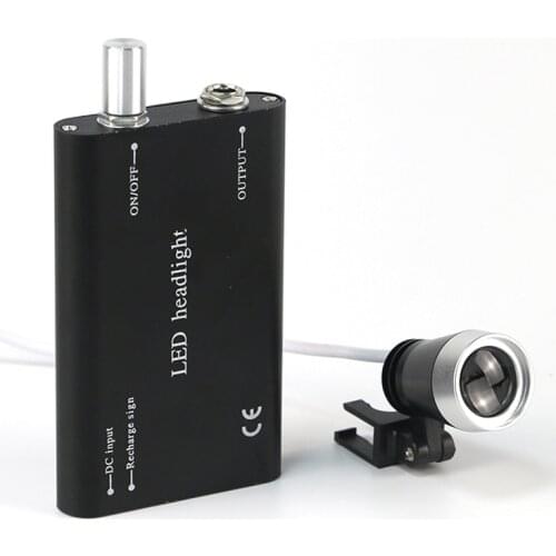 New Portable LED Head Light Lamp for Dental Surgical Medical Binocular Loupes CE