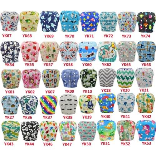 Ohbabyka Baby Swimming Diapers Reusable Nappies Newborn Cloth Diaper Infant Swimwear Adjustable Swim Diaper Cover 20pcs/lot
