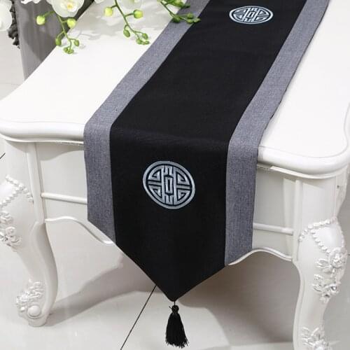 2020 New European style modern table runner embroidery table cloth for wedding party home hotel decoration home textile