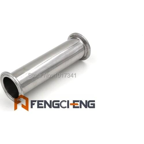 1.5" Tri Clover Extension Tube 6" OAL , 3A Standard, Homebrew Clover Fitting, Brewer Hardware