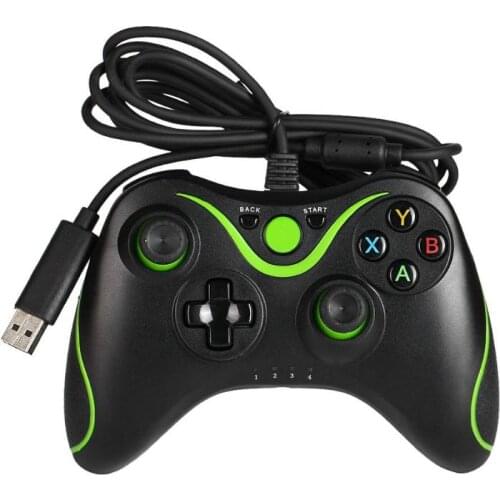 USB Wired Game Handle Controller Joypad Gamepad for Microsoft Xbox 360 for Xbox 360 Slim PC Windows High Quality Game Control