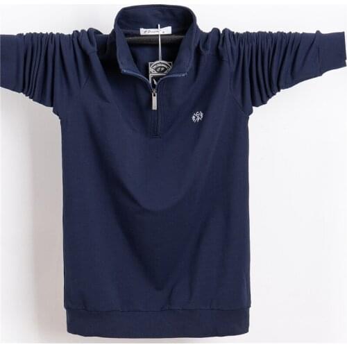 VAJANED Long Sleeve Polos For Men