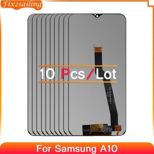 10 PCS For Samsung Galaxy A10 A105 A105F SM-A105F LCD Display Touch Screen Digitizer Assembly Replacement For Samsung A105