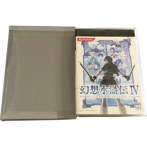 10 PCS a lot Transparent Game Card Case Storage Box CD Disk display Protection shell for PS2 for Playstation 2