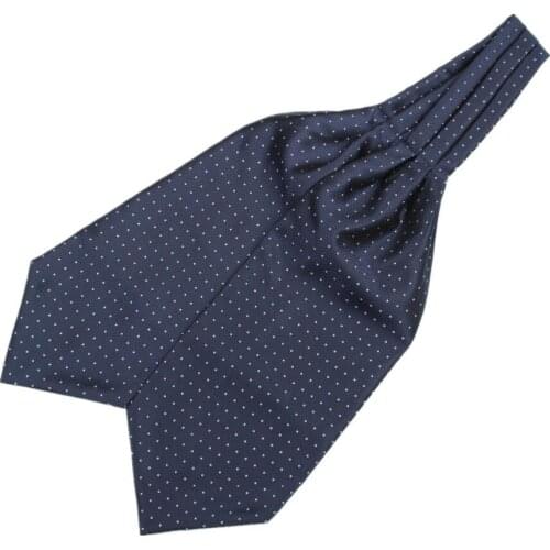 2019 Fashion mens wedding cravat party neck ties business tie corbatas gravata ascot dot