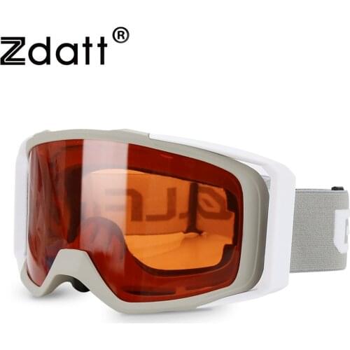 2021 Zdatt Motocross MX Goggles Glasses Women Man Adjustable Strap Clear Lens Anti-Fog Anti-UV Dustproof Cycling Ski Goggles