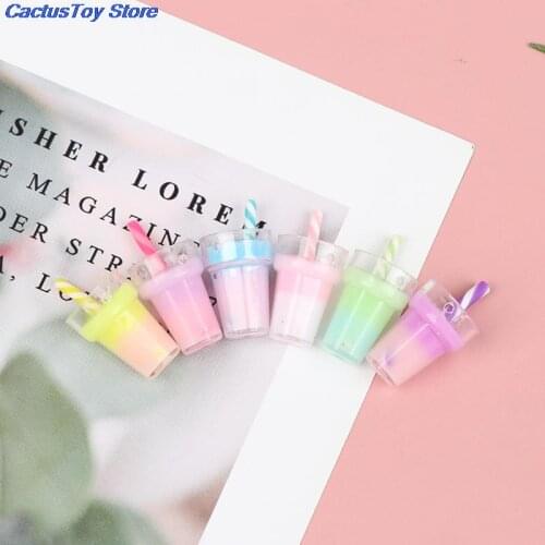 5pcs Ice-cream Drinks Milk Tea Doll Food Accessories 1/12 Dollhouse Miniature