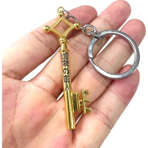 Anime Attack On Titan Drip Keychains Necklace Eren Shingeki No Kyojin Pendant Key Ring Vintage Retro Jewelry Anime Fans Cosplay