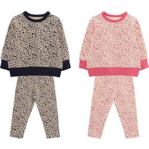 Childrens clothes spring and summer new pure cotton baby boys and girls childrens sweater outer wear childrens set