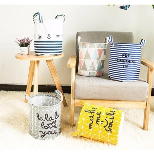 Childrens Toy Storage Organizer Folding Waterproof Dirty Clothes Laundry Basket Environmentally Friendly Material