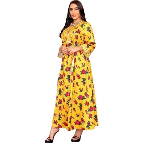 Dubai Turkish Islamic Clothing Long Dresses For Muslim Women Evening Gowns Malaysia Elegant Ladies Dresses