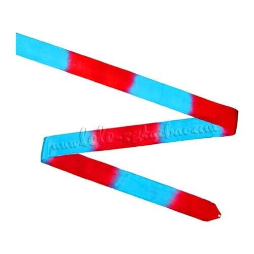 Two color Rhythmic Gymnastics Ribbon
