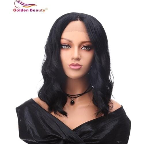 Golden Beauty Short Wigs