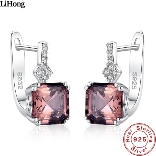 Серьги с камнями LiHong China At AliExpress
