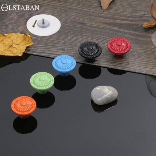 LSTABAN Modern And Simple Non-Perforated Paste Type Wardrobe Glass Windows Round Suction Cup Hook Door Handle Furniture Accessor