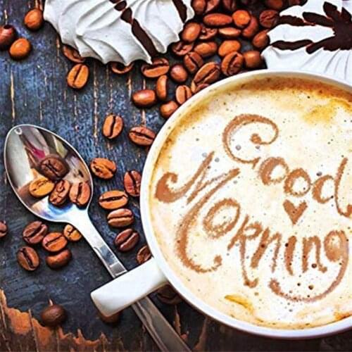 SenyuArt Diamond Painting Full Square Round Drill Rhinestones Embroidery Picture Mosaic Coffee Pattern Paiting Cross Stitch Kits