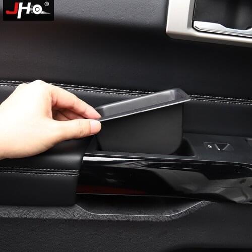 JHO Front Rear Car Door Handle Organizer Storage Box Container Tray For Ford Explorer 2020 XLT Limited Platinum ST Accessories