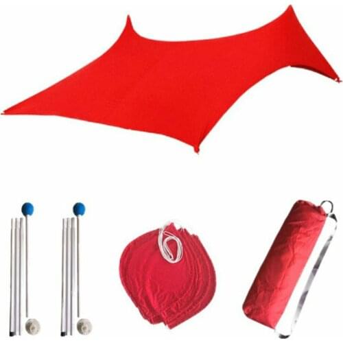 Portable Sun Shade Tent With Sandbag Large Family Canopy For Outdoor Fishing Camping Beach Sunshade Awning Set