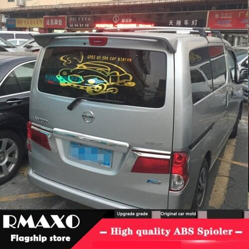 For NISSAN Nv200 Spoiler 2010-2015 High Quality ABS Material Car Rear Wing Primer Color Rear Spoiler