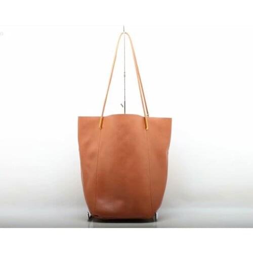 High Quality Genuine Leather Womens handbag Bucket bag Fashion Lady Shouder Bag Female Tote Vintage natural cowhide Handbag