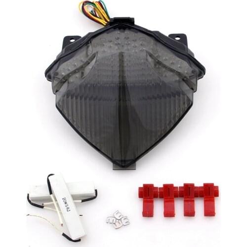 Motorcycle Rear Tail Light Brake Turn Signals LED Light for Yamaha YZF-R1 YZF1000 2004 2005 2006