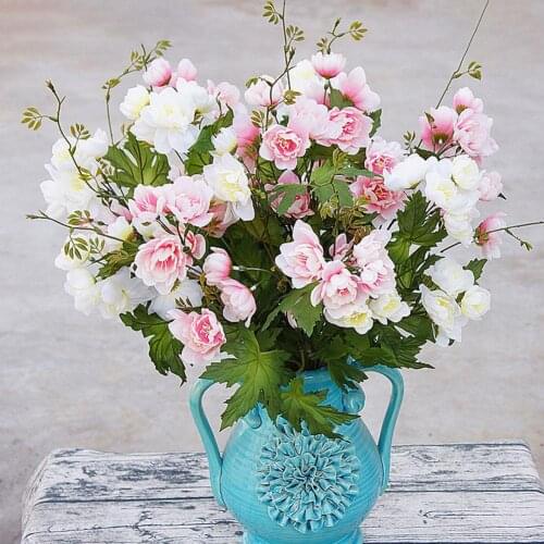 1Pc Non-woven Fabrics Artificial Flower Lifelike Non-fading Fake Plant DIY Party Wedding Furniture Decoration