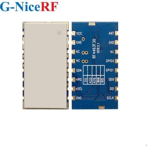 2pcs/lot RF4463F30 SI4463 915MHz 1W FSK Wireless Transceiver Module