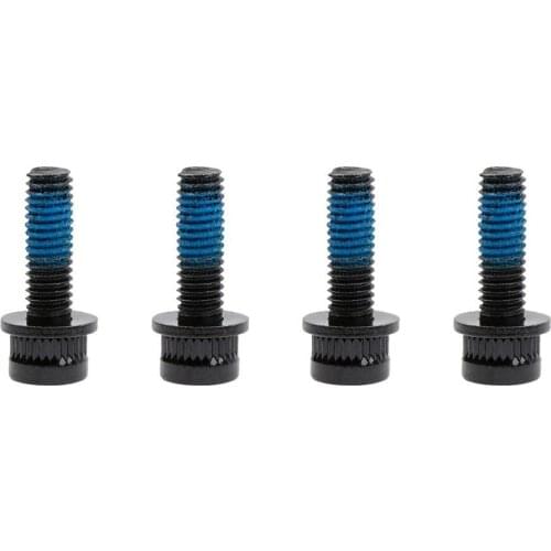 4pcs Bicycle Steel Disc Brake Screw Mountain Bike Oil Brake Bolts Caliper Fixing Repair Screw M6*18mm