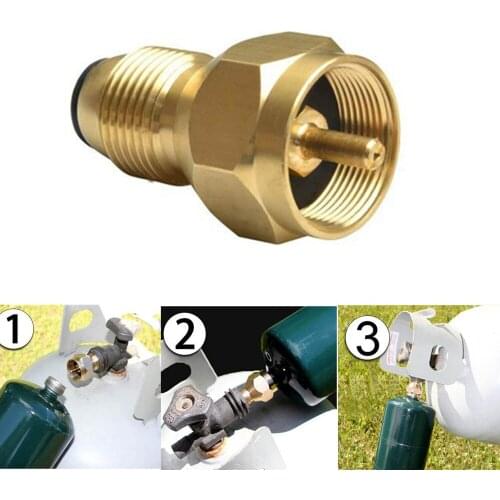 40# Propane Refill Adapter Lp Gas 1 Lb Cylinder Tank Coupler Heater Bottles Coleman Safe Legal Propane Bottle Refill Alternative